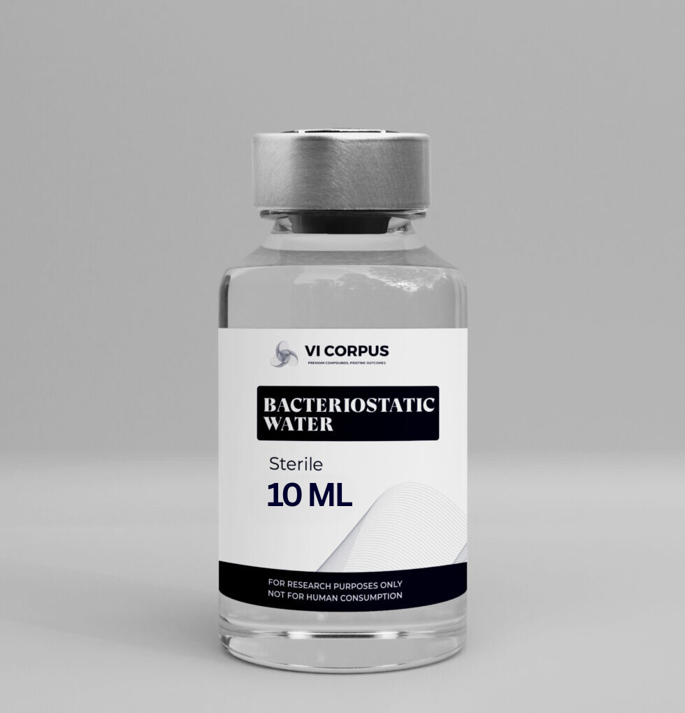 Bacteriostatic water 10ml vial for peptide reconstitution by Vi Corpus